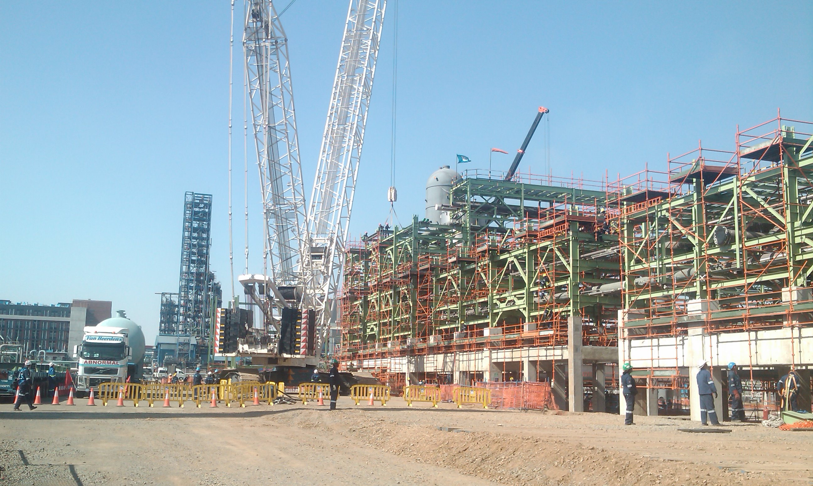 Large steel structure